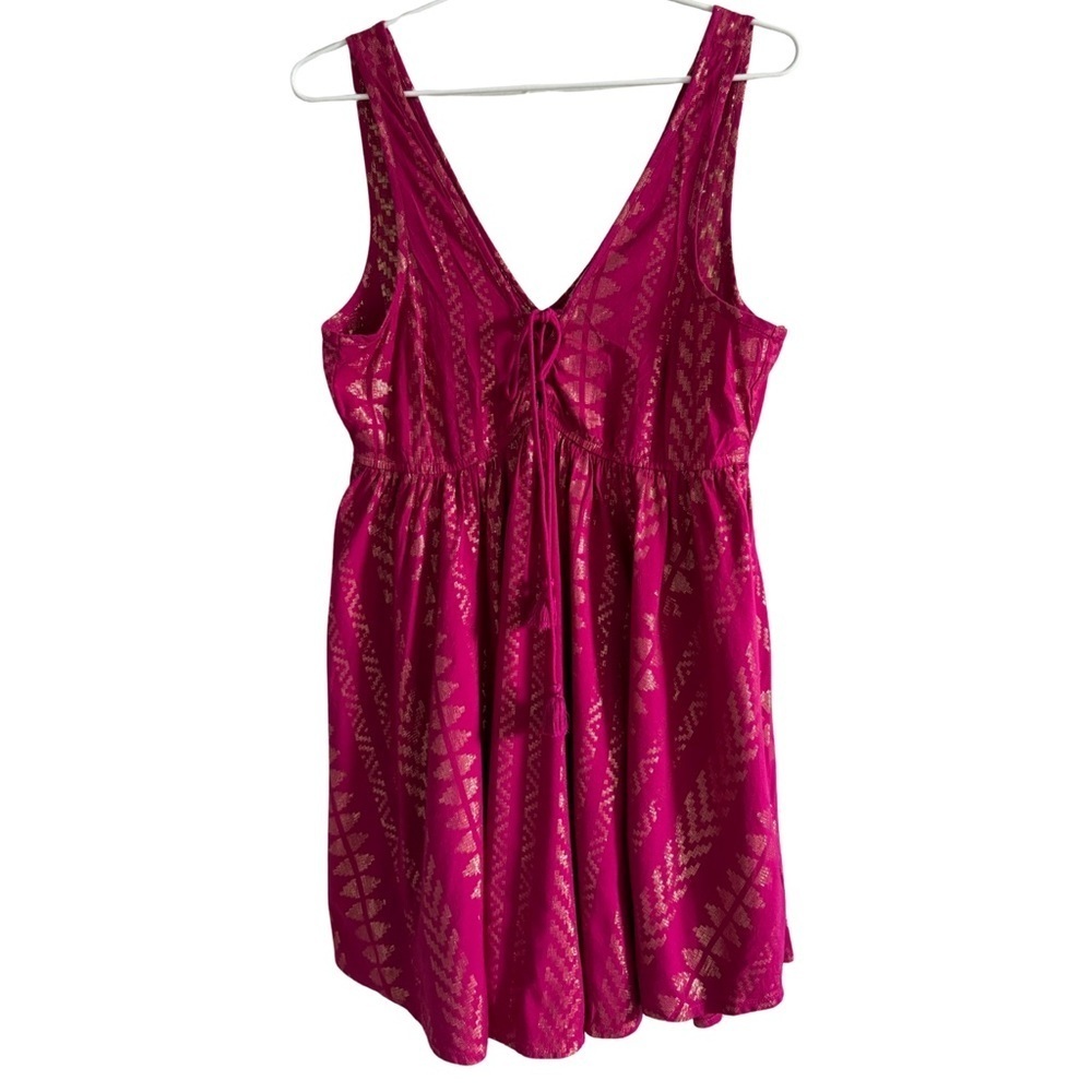 Shyanne Women’s Sleeveless Geo Print Tassel Dress XS